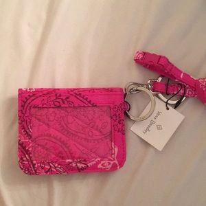 Vera Bradley Breakaway Lanyard Pink
